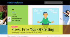 Desktop Screenshot of getstronghealth.com