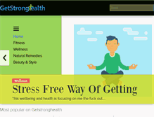 Tablet Screenshot of getstronghealth.com